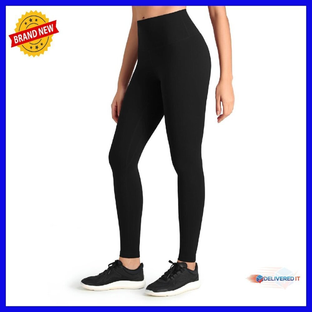 High Waist Compression Leggings 28" Full Length Workout Pants